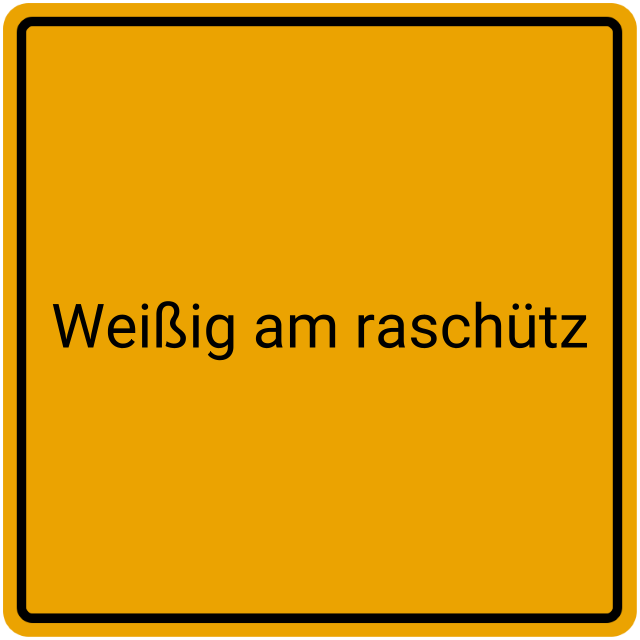Meldebestätigung Weißig am Raschütz